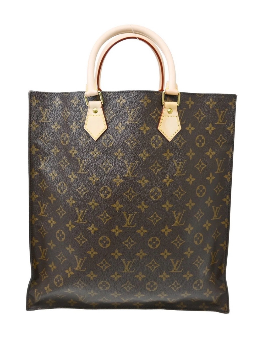 Authentic Louis Vuitton Shopping Sac plat discontinued bag